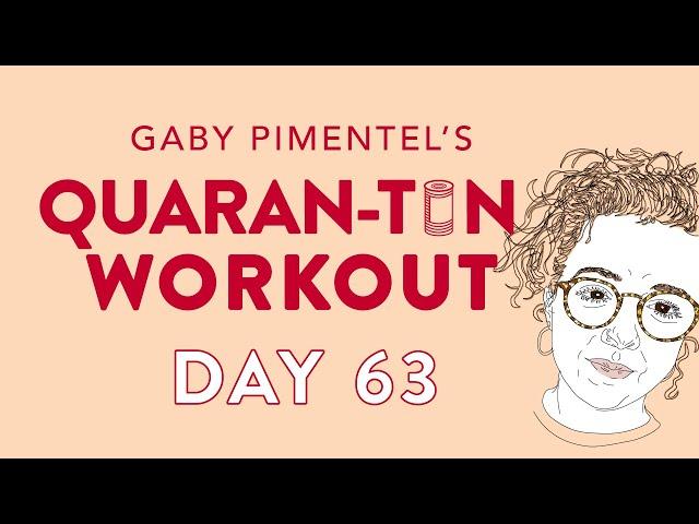 *DAY 63* QUARAN-TIN EXERCISE PLAN | ELDERLY ISOLATION HOME WORKOUT | CORONAVIRUS QUARANTINE