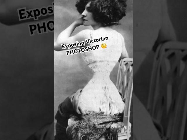 EXPOSING Victorian photoshop! | #history #arthistory #victorianera #victoriancorset