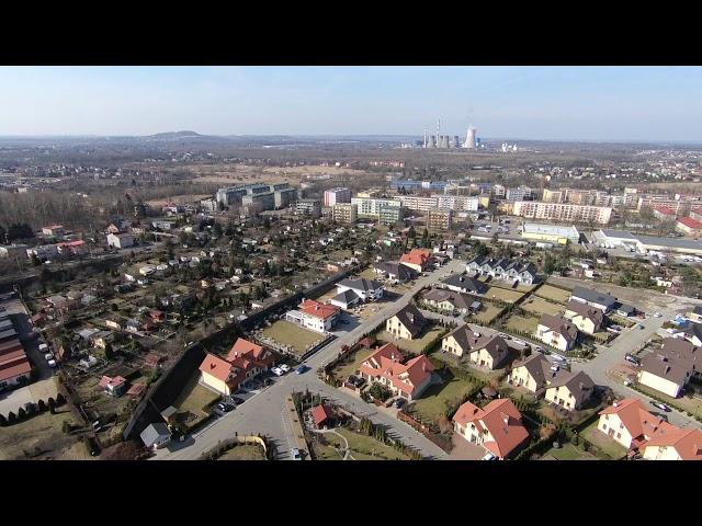Będzin z góry oczami drona 2018