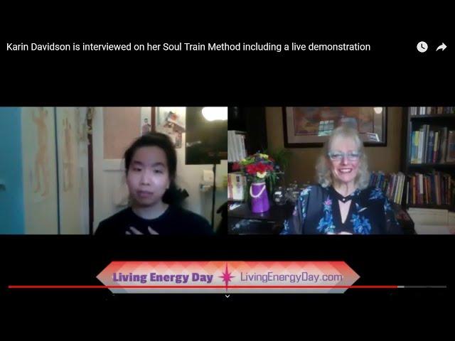 Karin Davidson is interviewed on her Soul Train Method including a live demonstration