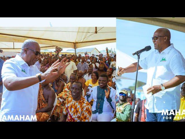 Wow!...How Mahama storms Madina and gives hope to all Assembly men in his next government