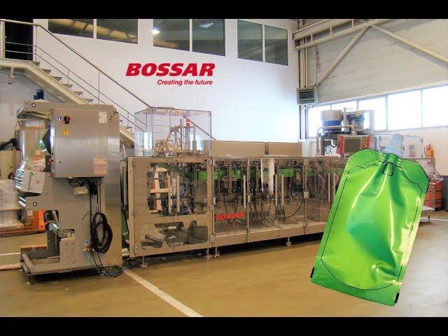 MAQUINA BOSSAR BMS 2.4 (Servo)( Doypack con tapa superior para llenado posterior)