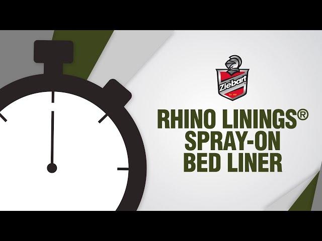 Rhino Linings® Spray-On Bed Liner in 30 Seconds!