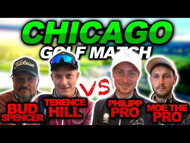 Zwei bärenstarke Typen wollen 2 Golf Pros im Chicago Golf Game zerstören!