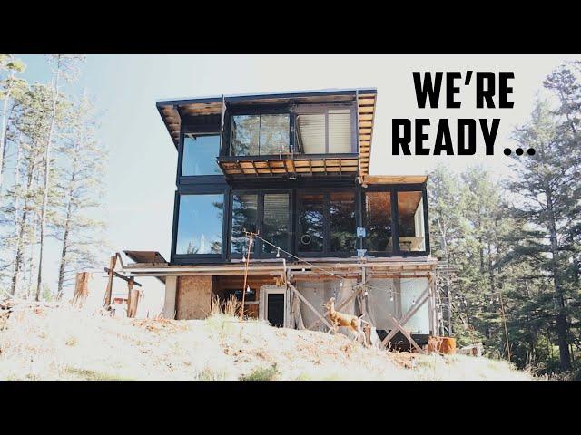 Couple Builds EPIC GLASS CONTAINER HOUSE - Custom Built Windows #diy #build #modern