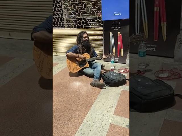 Super talented singing in CP Delhi hats off to such street artist #streetart #singer #songs