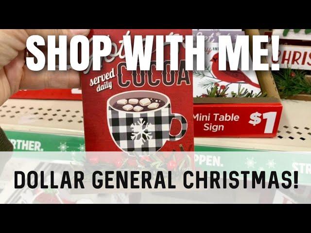 SHOP WITH ME & THE FAMILY FOR CHRISTMAS 2020 AT DOLLAR GENERAL & CHRISTMAS DECOR HAUL!