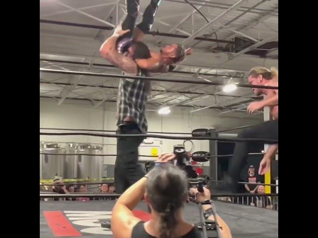 @CoastalChampionshipWrestling  ##indywrestling #viral #wrestling #wwe #aew #fyp 7ft #jacktalos