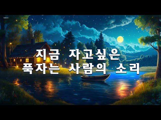 수면음악 1시간 : 지금 자고 싶은 푹 자는 사람의 소리