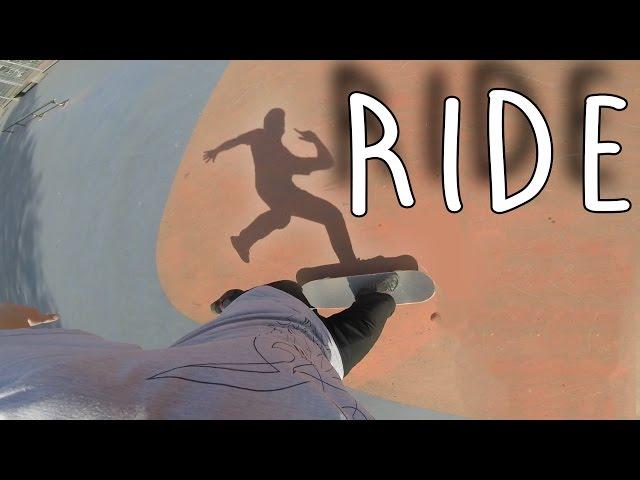 POV Skate Tutorial #10: How to RIDE a skateboard