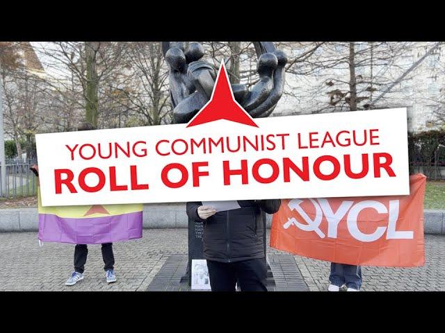 Young Communist League - Roll of Honour (Spanish Civil War)