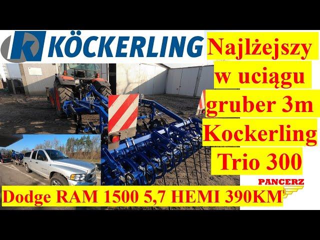 Najlżejszy w uciągu gruber 3m Kockerling Trio 300 Dostawa Dodge RAM 1500 5,7 HEMI 390 KM