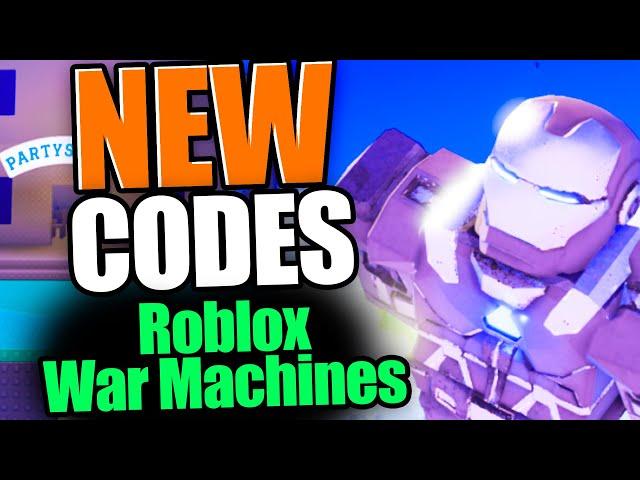 War Machines CODES - ROBLOX 2024