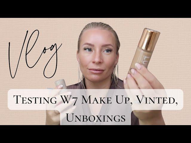 VLOG | TESTING NEW W7 MAKE UP | NEW  VINTED PURCHASES | A SURPRISE SWAN PARCEL! |AD