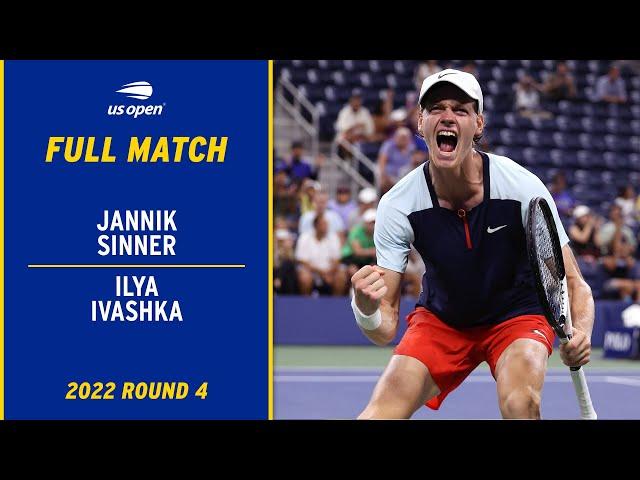 Jannik Sinner vs. Ilya Ivashka Full Match | 2022 US Open Round 4