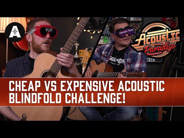 Cheap vs Expensive - Grand Auditorium Acoustic Blindfold Challenge!