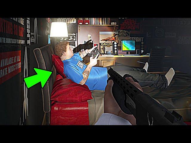 GTA 5 - What Happens IF Franklin Shoots Jimmy's TV when He playing Video Games?