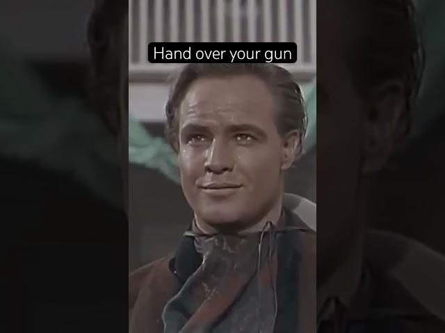 Karl Malden & Marlon Brando scene from One Eyed Jacks #Brando #western