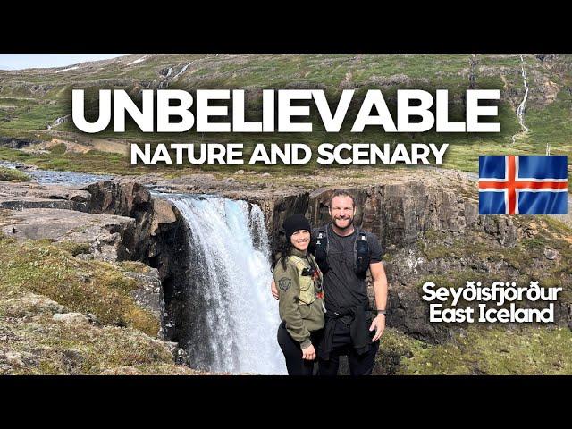 BREATHTAKING SCENIC WATERFALL HIKE IN ICELAND - Our Amazing day in Seydisfjordur