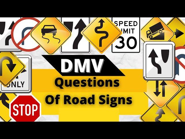 DMV Road Signs Test - Road Signs Practice permit Test