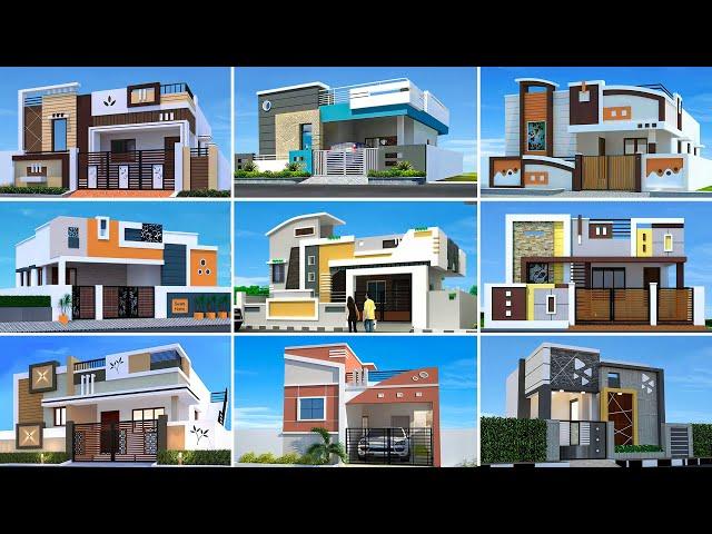 Top 40 Beautiful Small Budget House Designs For Single Floor Houses | Ground Floor House Designs