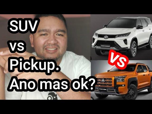 SUV VS PICKUP. Ano mas ok?