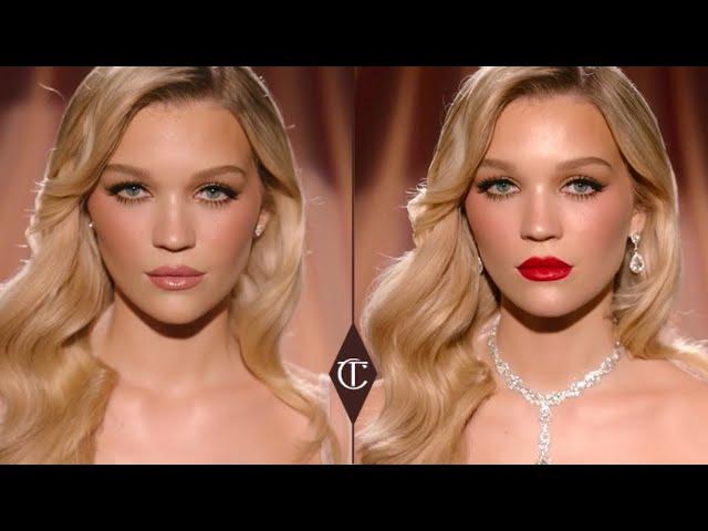 Christmas Makeup Tutorial: Inspired by Kate Moss | Charlotte Tilbury