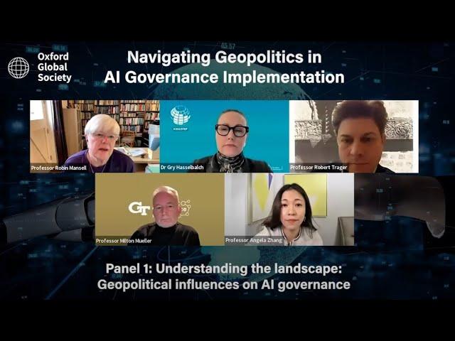 Navigating geopolitics in AI governance implementation (Panel 1)