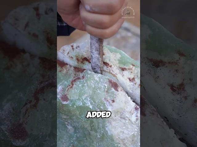 Jade processed in strange way
