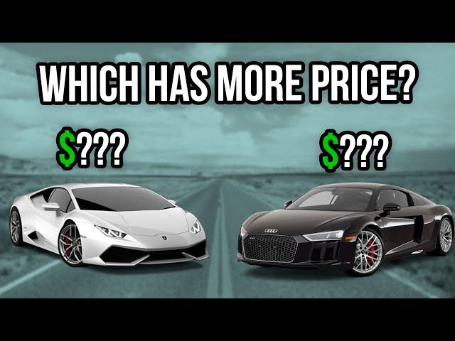 Guess Which Supercar is More Expensive | Car Quiz (HARD!)
