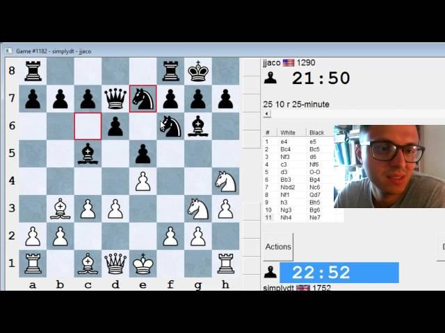 25-min Chess #5: jjaco Italian Game with White (Chessable Repertoire)