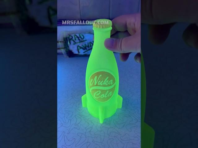 MAKING A GLOWING NUKA COLA GLASS BOTTLE!
