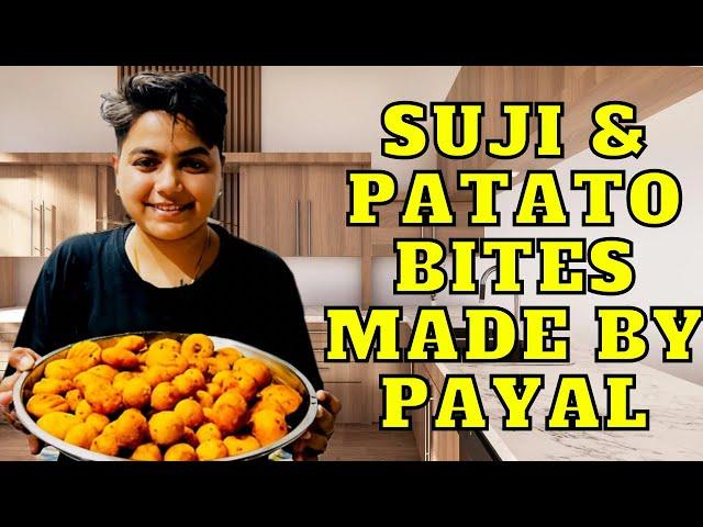 Aaj kitchen me Payal ka jalwa  | Suji aalu pakode with chai! | @YashalsVlogs
