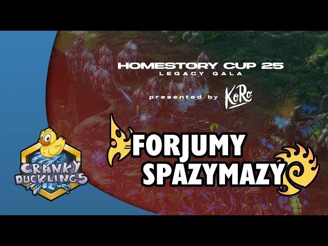 ForJumy vs Spazymazy - PvZ | HomeStory Cup 25: Group Stage - Group C | StarCraft 2 Tournament