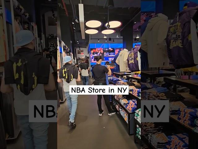 NBA Store in Manhattan