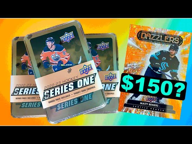 Opening 3 Retail Tins of 2022-23 Upper Deck Series 1 Hockey