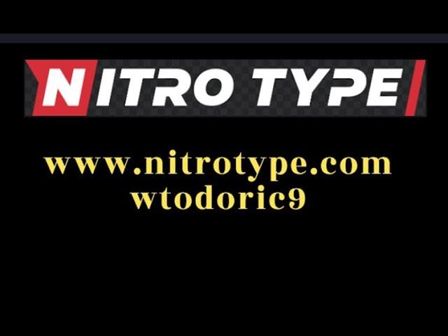 JOIN NITRO TYPE! FRIEND wtodoric9 and JOIN TEAM TCC21