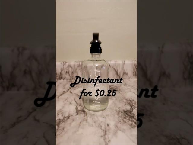 $0.25 Disinfectant | #SHORTS (2021)