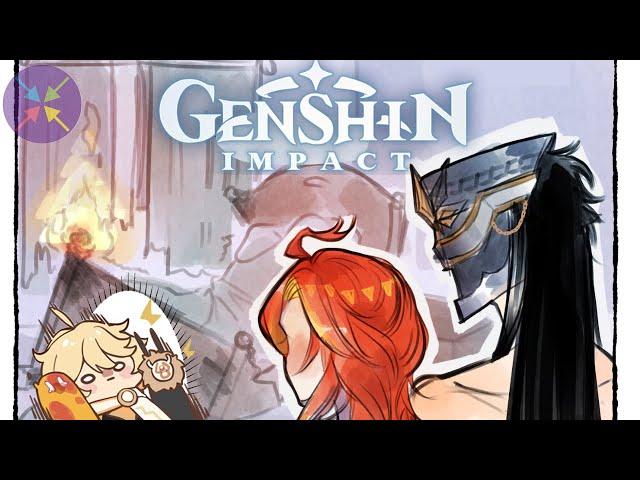 The Broken Bed (Genshin Impact Comic Dub)