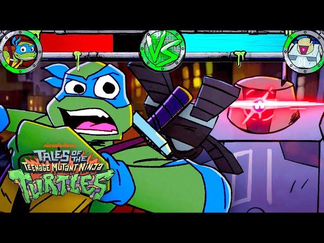 Ninja Turtles vs. Mechazoid Robots... w/ HEALTH BARS!  | Tales of the Teenage Mutant Ninja Turtles