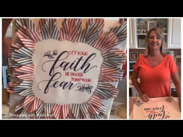 Christ & Crafting with Hiedi Scott - Choosing Faith Over Fear - DIY Petal Pillow