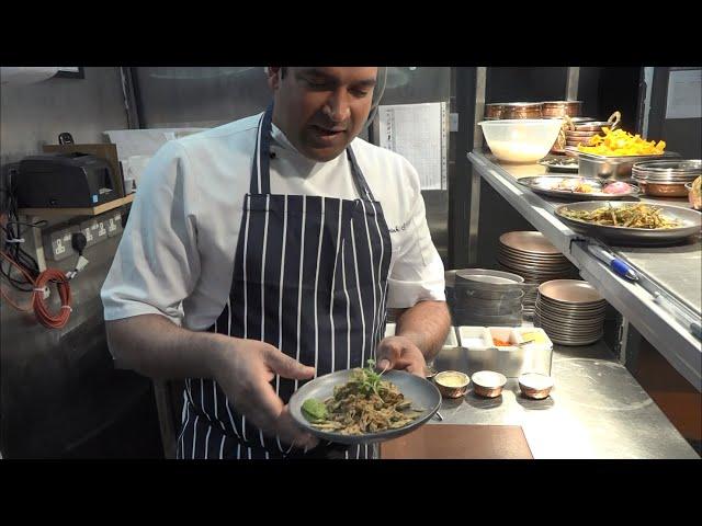 Crispy Bhindi (Okra) Indian Restaurant Recipe by Chef Santosh Shah, MasterChef UK, 2020, Contestant.