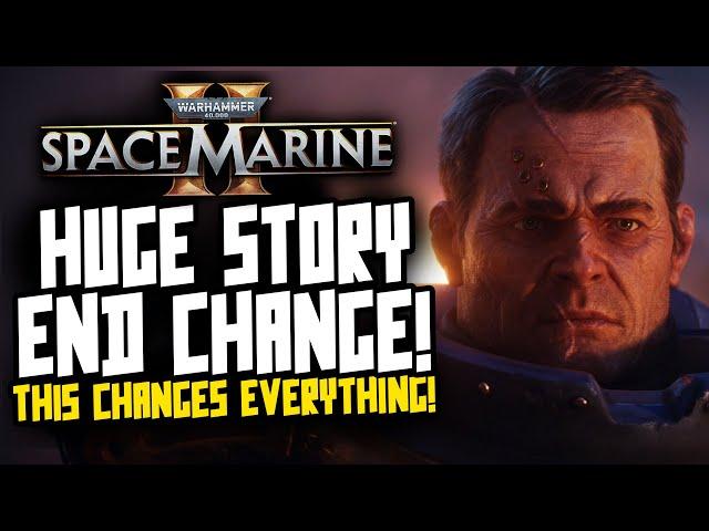 Space Marine 2 - VOICE STORY END CHANGE! A living saint?!