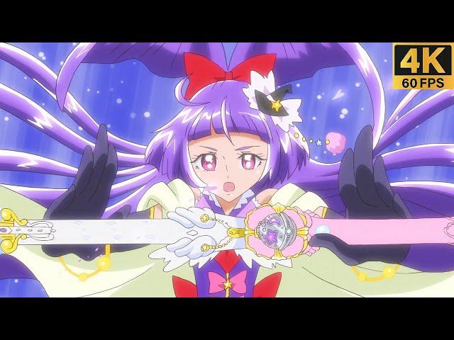  Cure Magical  Linkle Tanzanite  Attack  Mahou Tsukai Precure【 4K 】