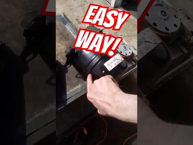 Easy Way To Scrap Refrigerator Compressors! #scrap #scrapmetal #scrapmetalrecycling #shorts