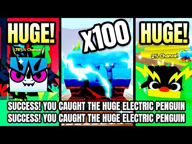 Breaking x100 Elemental Boss Chests For Huge Pets in Pet Simulator 99