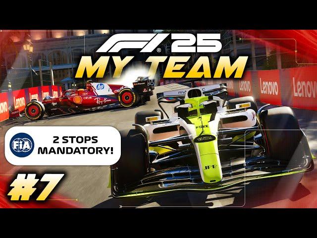 F1 25 MY TEAM CAREER Part 7: MANDATORY TWO STOP MONACO GP WAS CHAOS!