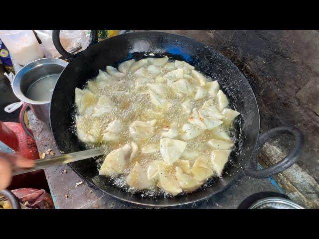 Odia Style Cheapest Mini Samosa Making | Bhubaneswar Street Food