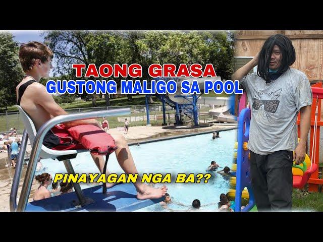 TAONG GRASA SWIMMING POOL PRANK I BOSS REY VLOGS