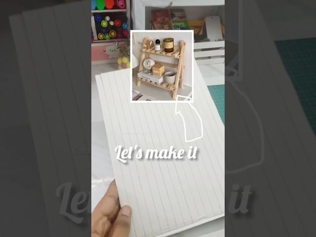 DIY mini wooden organiser *recreated from Pinterest *